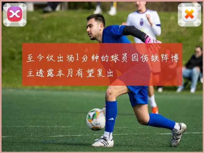 至今仅出场1分钟的球员因伤缺阵博主透露本月有望复出